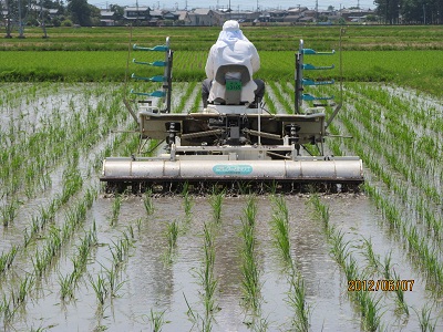 除草機の様子1